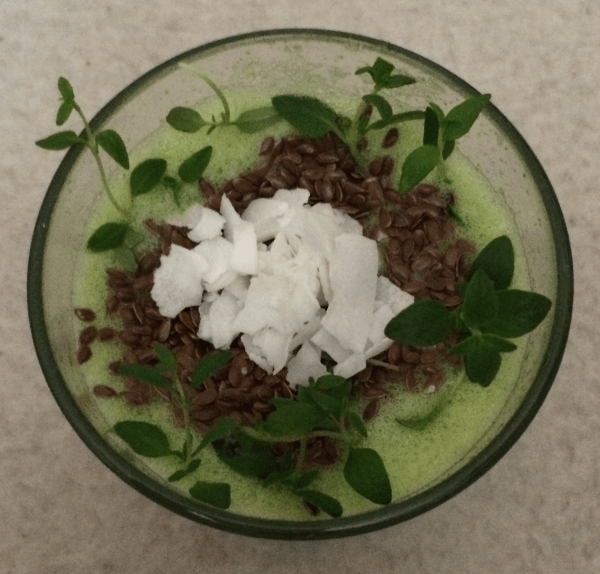 Green smoothie timjan ruccola b
