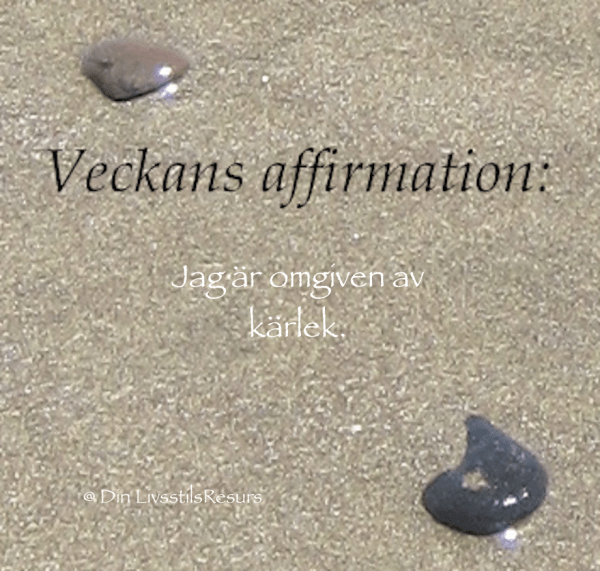Veckans affirmation (31a)