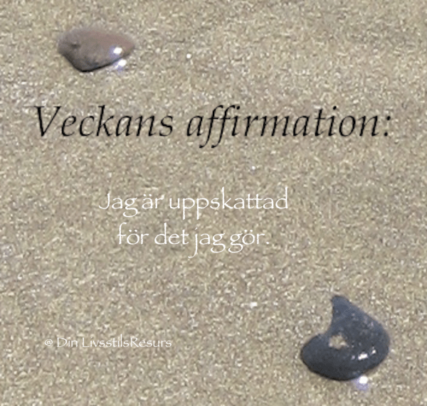 Veckans affirmation (43a)