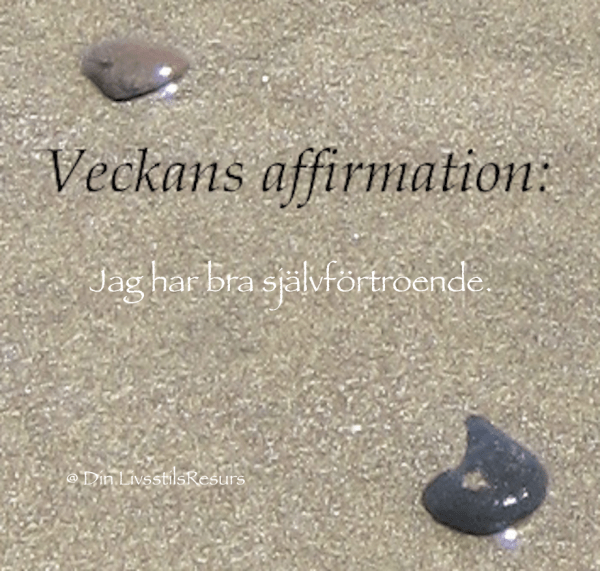 Veckans affirmation (45a)