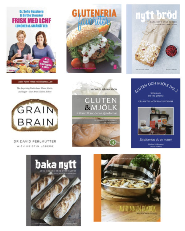 Böcker med glutenfri bak och matlagning