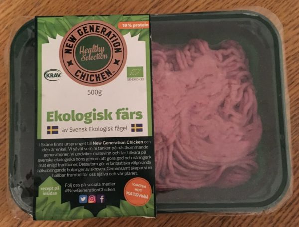 Ekologisk färs av fågel