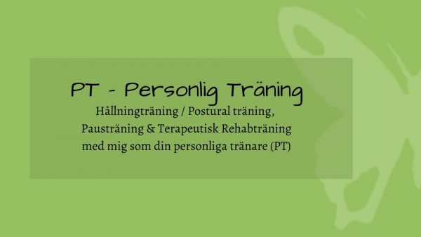 Tjänsten PT Personlig träning