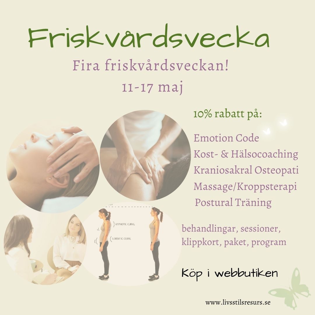 Reklamblad för friskvårdsveckan